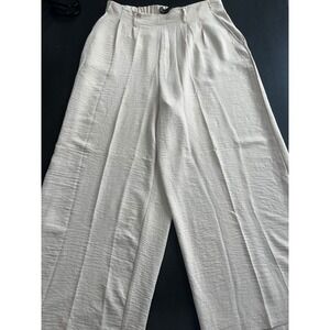 Jewels‎ and Leopold Medium Womens Wide Leg Pants Pleats Pockets Lightweight